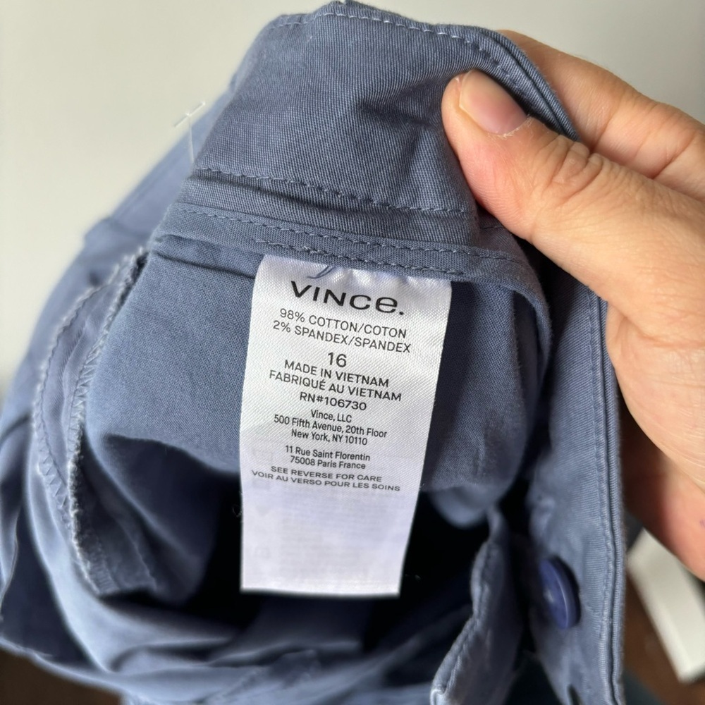 Vince Coin Pocket Bermuda‎ Blue Sz 16 - Picture 6 of 9